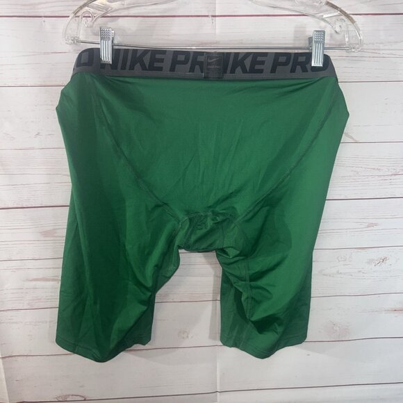 NIKE Men SZ/ 3XL Green PRO Cool Team Issue NBA Basketball Compression Shorts New - Picture 4 of 5